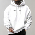 J&B Men’s Oversized Hoodie with Simple Graphic Design | L&S - 1 - London-stylehouse.com