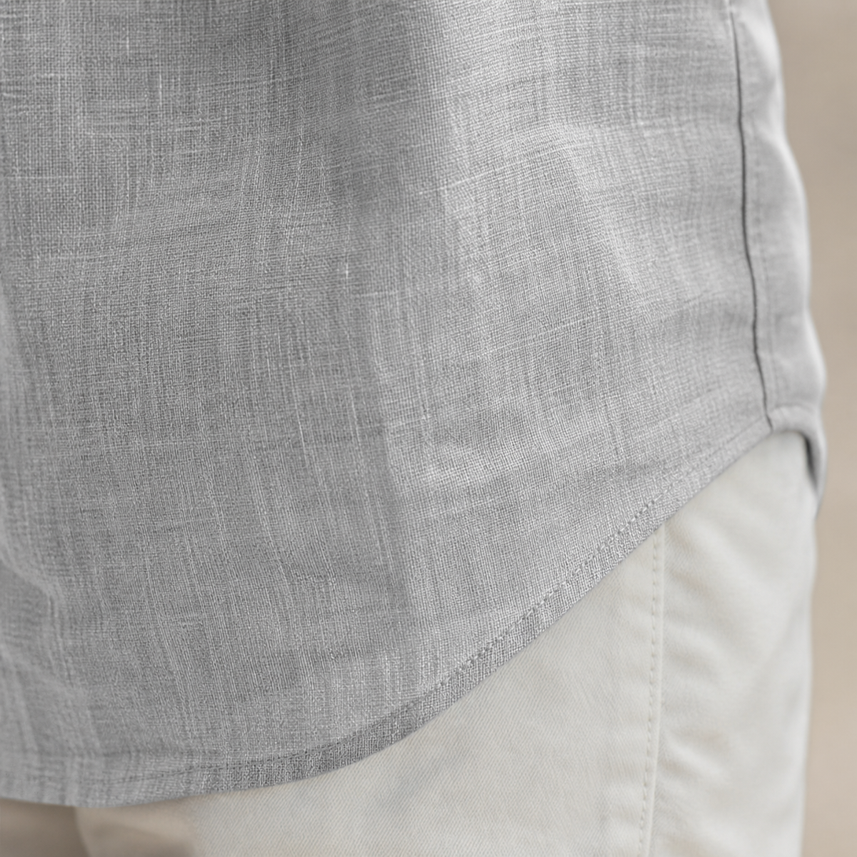 J&B Men's Textured Long Sleeve Shirt - Classic Style | L&S - 3 - London-stylehouse.com