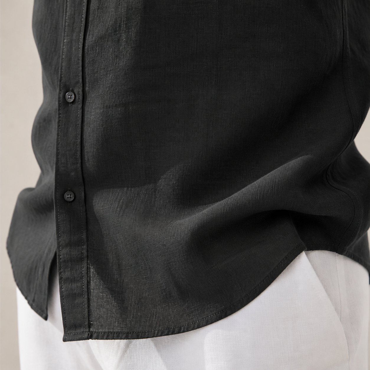 J&B Men's Textured Long Sleeve Shirt - Classic Style | L&S - 12 - London-stylehouse.com