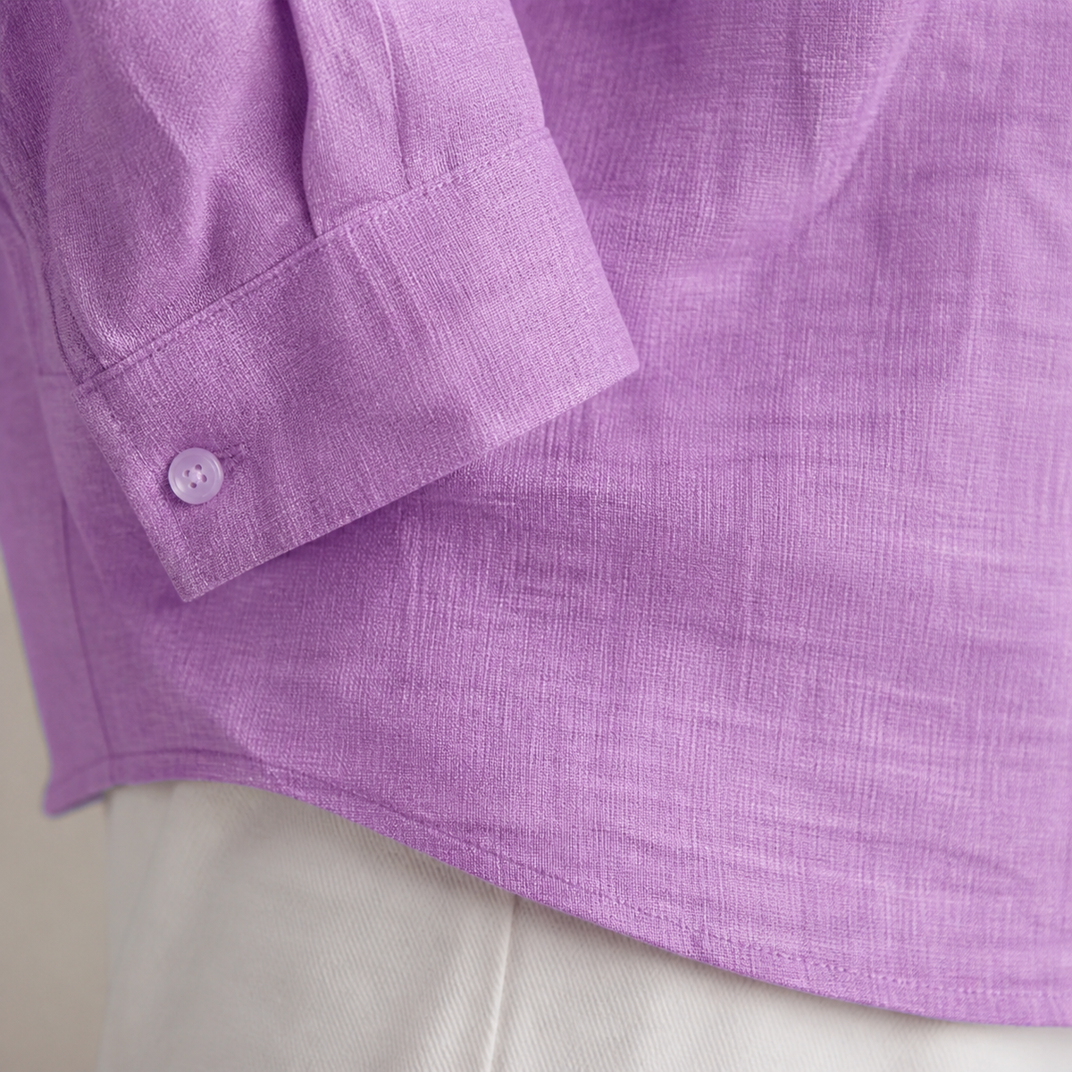 J&B Men's Textured Long Sleeve Shirt - Classic Style | L&S - 18 - London-stylehouse.com