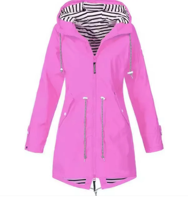J&B Women’s Casual Fit Hooded Jacket – Water-Resistant and Stylish | L&S - 3 - London-stylehouse.com