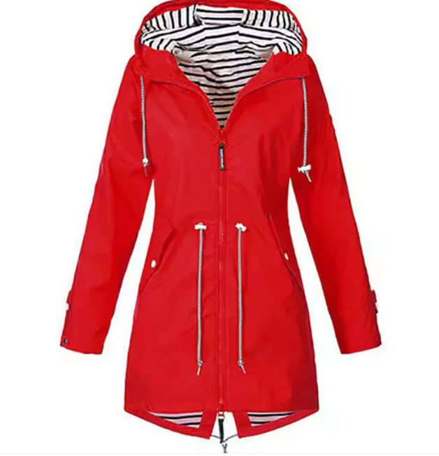 J&B Women’s Casual Fit Hooded Jacket – Water-Resistant and Stylish | L&S - 4 - London-stylehouse.com