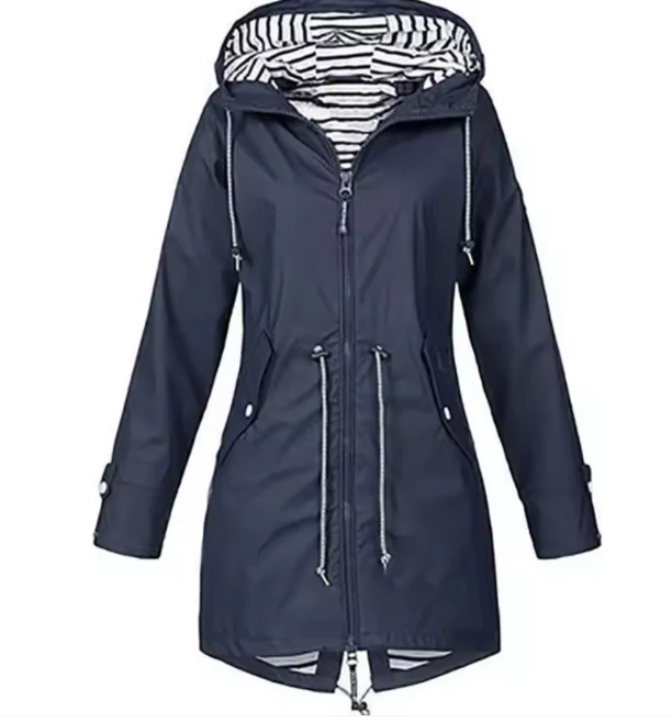 J&B Women’s Casual Fit Hooded Jacket – Water-Resistant and Stylish | L&S - 6 - London-stylehouse.com
