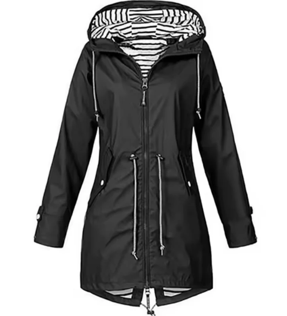 J&B Women’s Casual Fit Hooded Jacket – Water-Resistant and Stylish | L&S - 8 - London-stylehouse.com