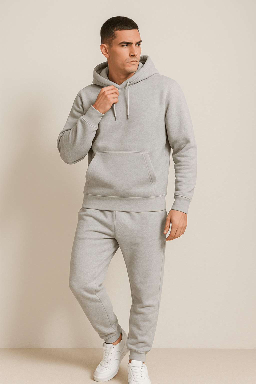 Lounge Set Men's Hoodie and Jogging Trousers Comfortable Fit | L&S - 6 - London-stylehouse.com