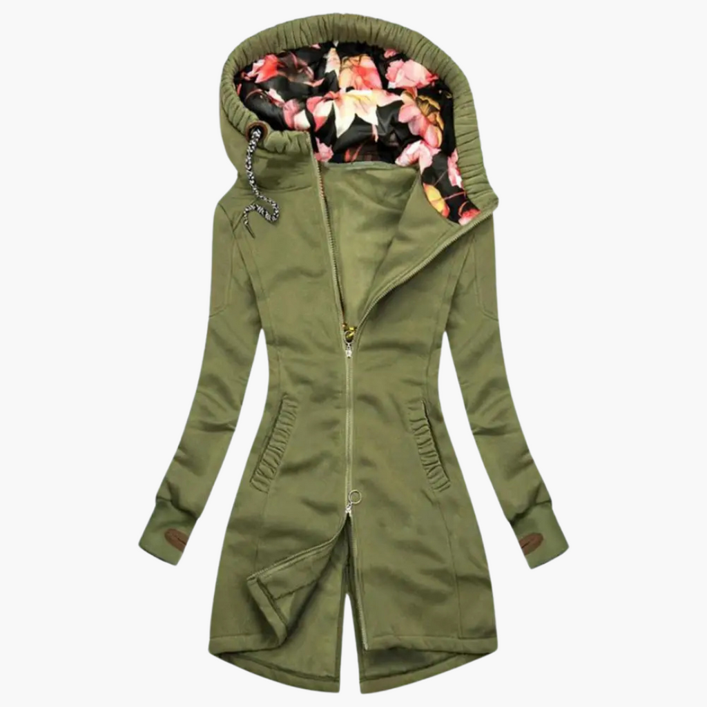 Women's Jacket with Stylish Hood and Flattering Fit | L&S - 3 - London-stylehouse.com