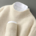 Pullover Damen mit Stehkragen und lässiger Passform | A&B - 1 - Annoboutique