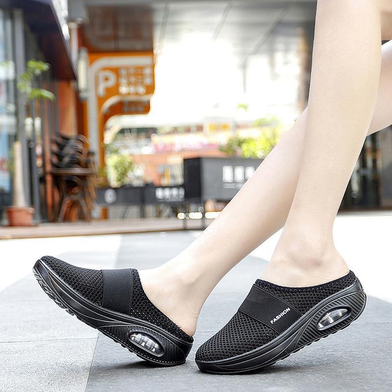 Komfortable Slipper für Damen mit Diabetes - Breite Passform & Anpassbarer Riemen - J&B - 2 - Annoboutique