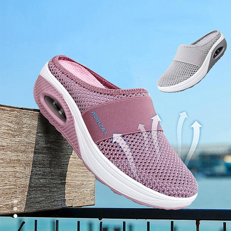 Komfortable Slipper für Damen mit Diabetes - Breite Passform & Anpassbarer Riemen - J&B - 5 - Annoboutique