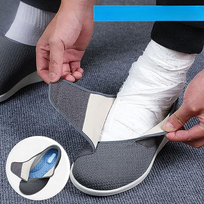 Bequeme, verstellbare Hausschuhe für Diabetikerinnen - J&B - 2 - Annoboutique