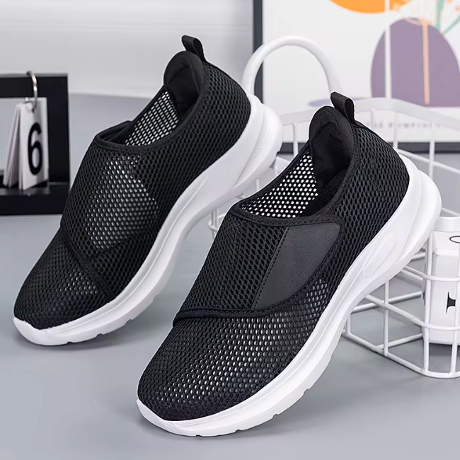 Adjustable Comfort Shoes for Women - Extra Wide Fit & Breathable Mesh - J&B - 4 - London-stylehouse.com