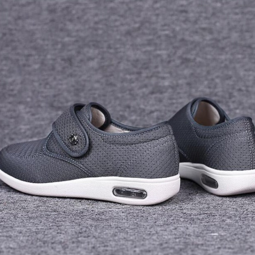 Adjustable Velcro Shoes for Women - Extra Wide Fit & Soft Upper - J&B - 2 - London-stylehouse.com