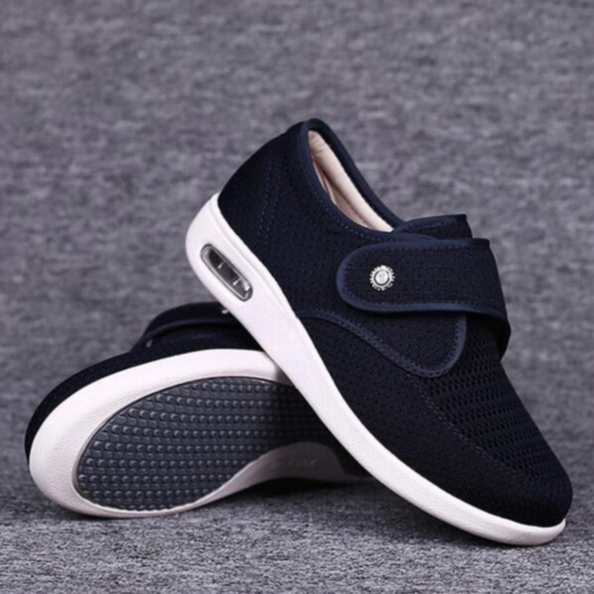Adjustable Velcro Shoes for Women - Extra Wide Fit & Soft Upper - J&B - 3 - London-stylehouse.com