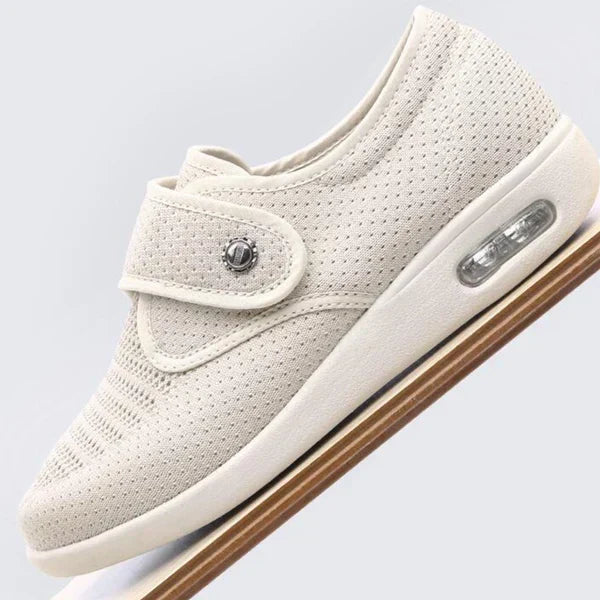 Extra Wide Adjustable Velcro Shoes Women - J&B - 2 - London-stylehouse.com