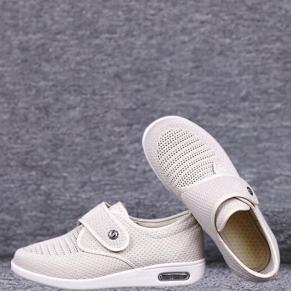 Extra Wide Adjustable Velcro Shoes Women - J&B - 8 - London-stylehouse.com