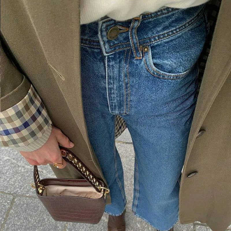 Coat Women's Oversized Cut with Check Detail | L&S - 8 - London-stylehouse.com