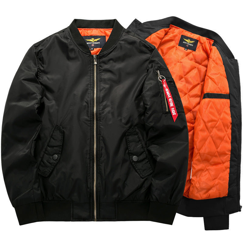 Bomber Jacket Men's Casual Cut with Practical Pockets | L&S - 1 - London-stylehouse.com