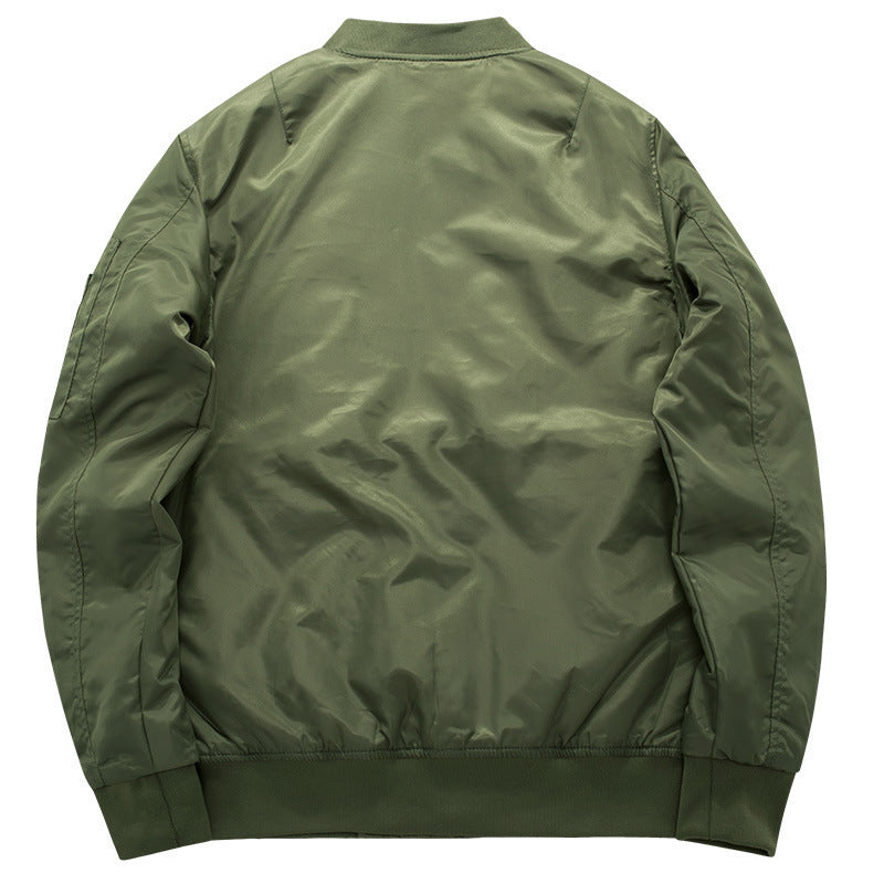 Bomber Jacket Men's Casual Cut with Practical Pockets | L&S - 7 - London-stylehouse.com