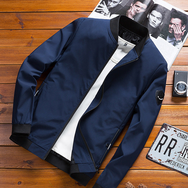 Men's Jacket Modern Cut with Stylish Detailing | L&S - 1 - London-stylehouse.com
