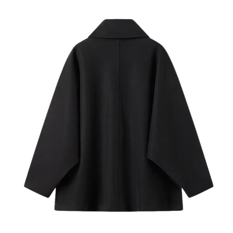 Jacket Women's Oversized Fit with Button Closure | L&S - 10 - London-stylehouse.com