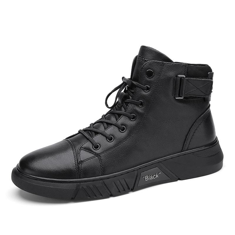 Men's High-Top Trainers with Urban Style | L&S - 5 - London-stylehouse.com