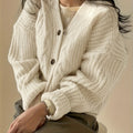 Cardigan Women's Relaxed Fit with Button Closure | L&S - 1 - London-stylehouse.com