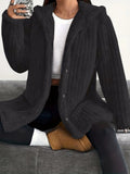 Women's Hooded Jacket with Button Fastening and Relaxed Fit | L&S - 2 - London-stylehouse.com