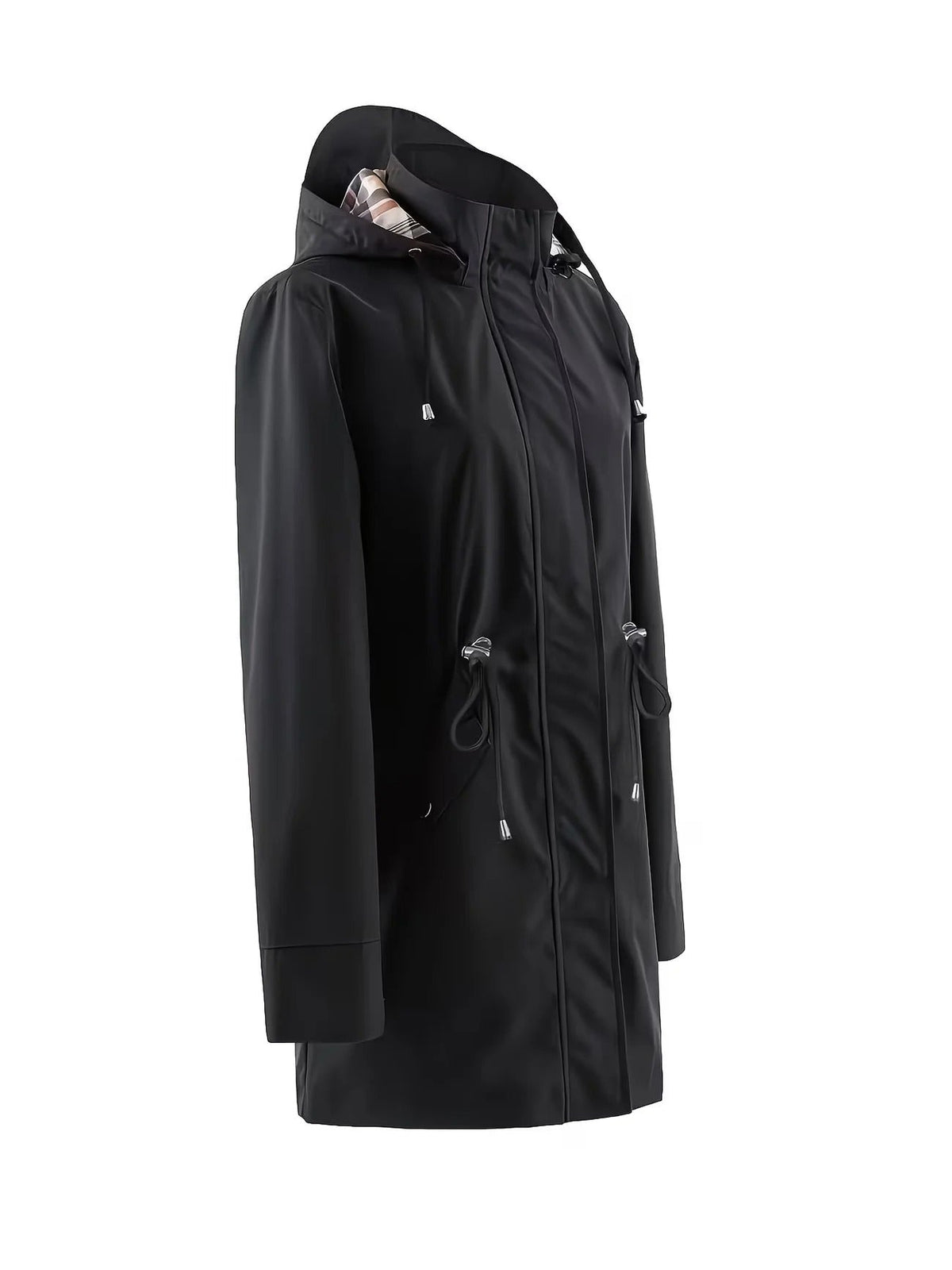 Jacket Women's Tailored with Removable Hood | L&S - 3 - London-stylehouse.com