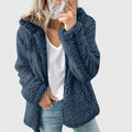 Women's Fluffy Hooded Jacket with Relaxed Fit | L&S - 1 - London-stylehouse.com