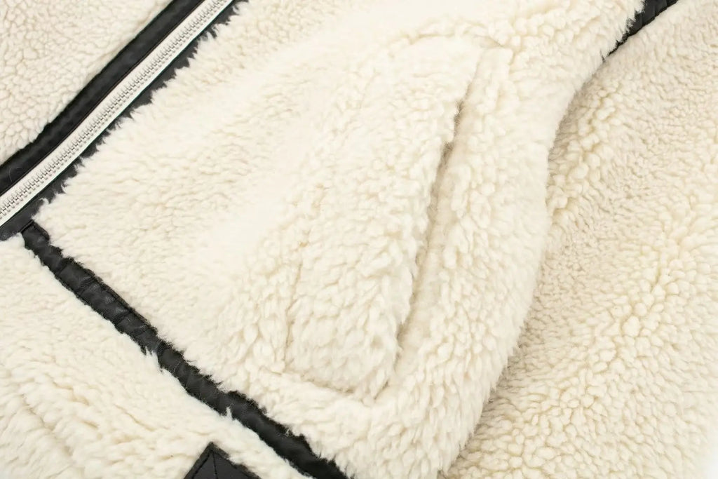 Women's Teddy Jacket with Oversized Fit + Distinctive Accents | L&S - 6 - London-stylehouse.com