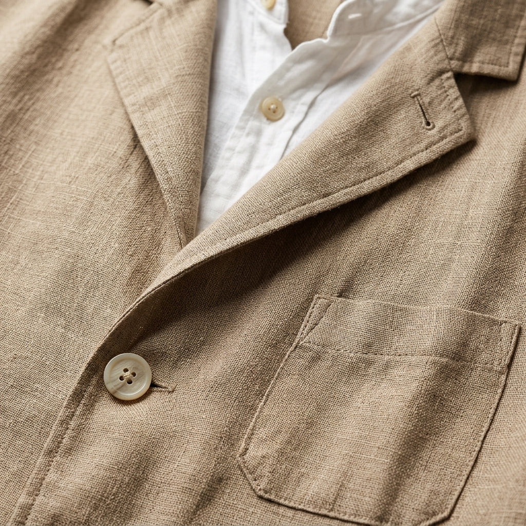 Blazer Men's Relaxed Fit with Stylish Detailing | L&S - 5 - London-stylehouse.com
