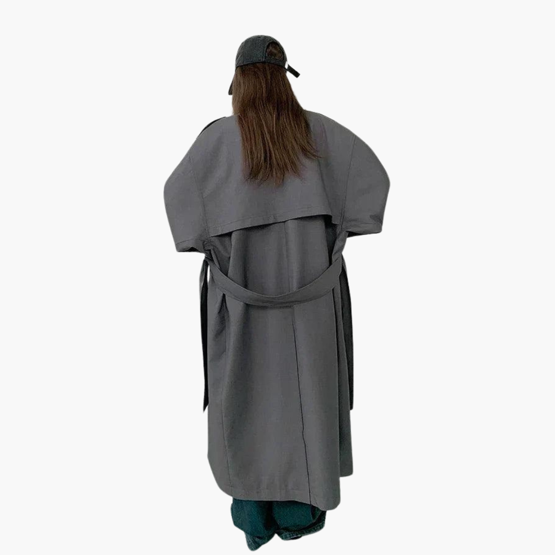 Trench Coat Women's Tailored Fit with Chic Details | L&S - 4 - London-stylehouse.com
