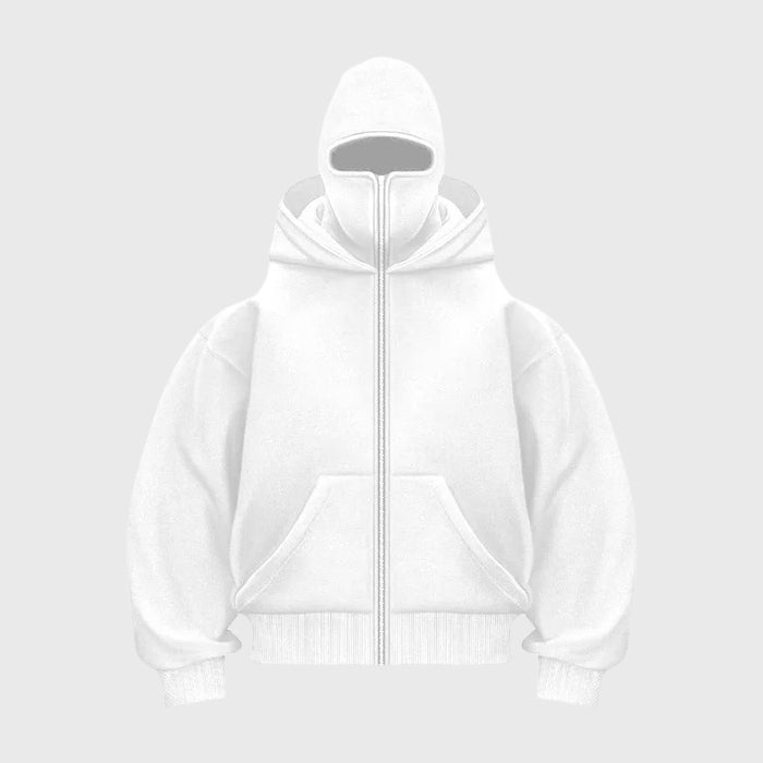 Hoodie Men with Balaclava | Comfortable Fit and Unique Style | L&S - 4 - London-stylehouse.com
