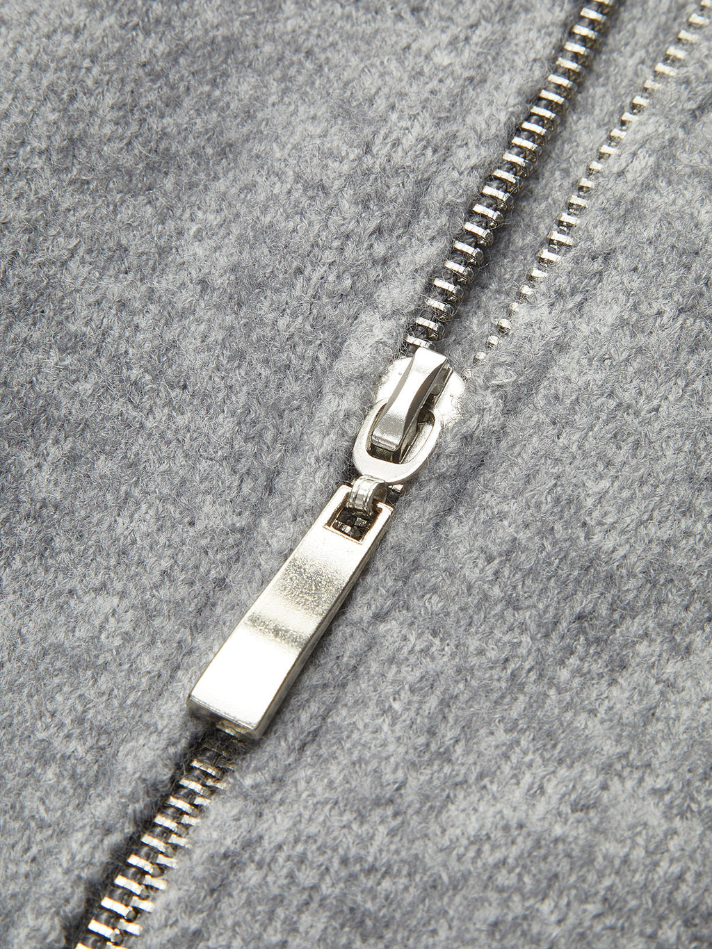 Cardigan Women's Oversized Zip-Up Design with High Collar | L&S - 5 - London-stylehouse.com