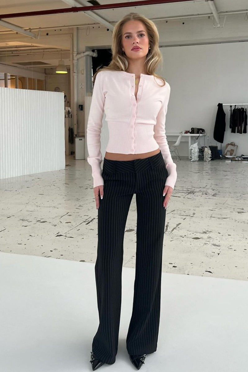 Cardigan Women's Tailored Fit with Button Detail | L&S - 9 - London-stylehouse.com