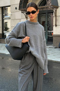Pullover Women's Relaxed Fit with Ribbed Detailing | L&S - 1 - London-stylehouse.com