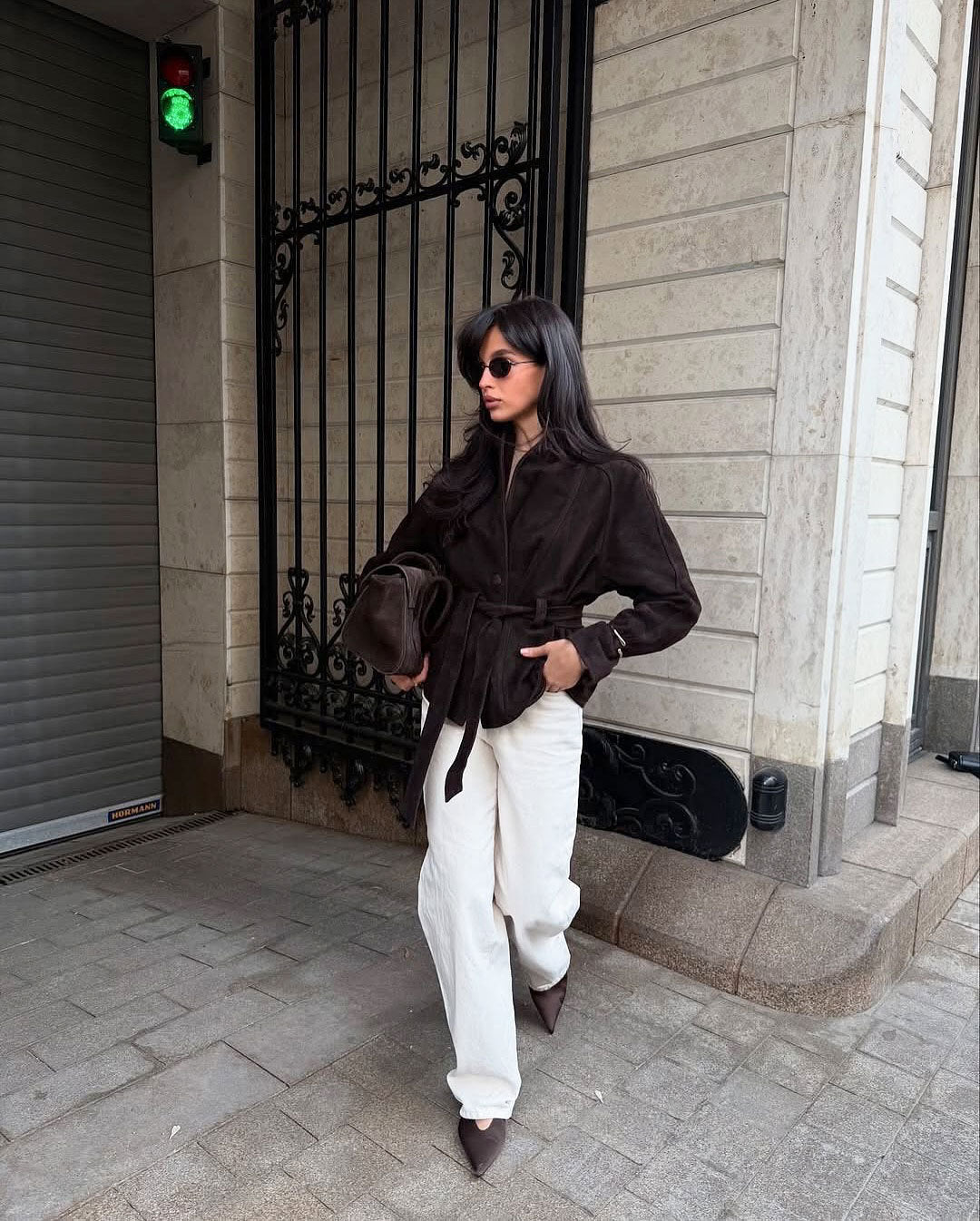 Women's Belted Jacket – Relaxed Fit with Chic Detailing | L&S - 3 - London-stylehouse.com