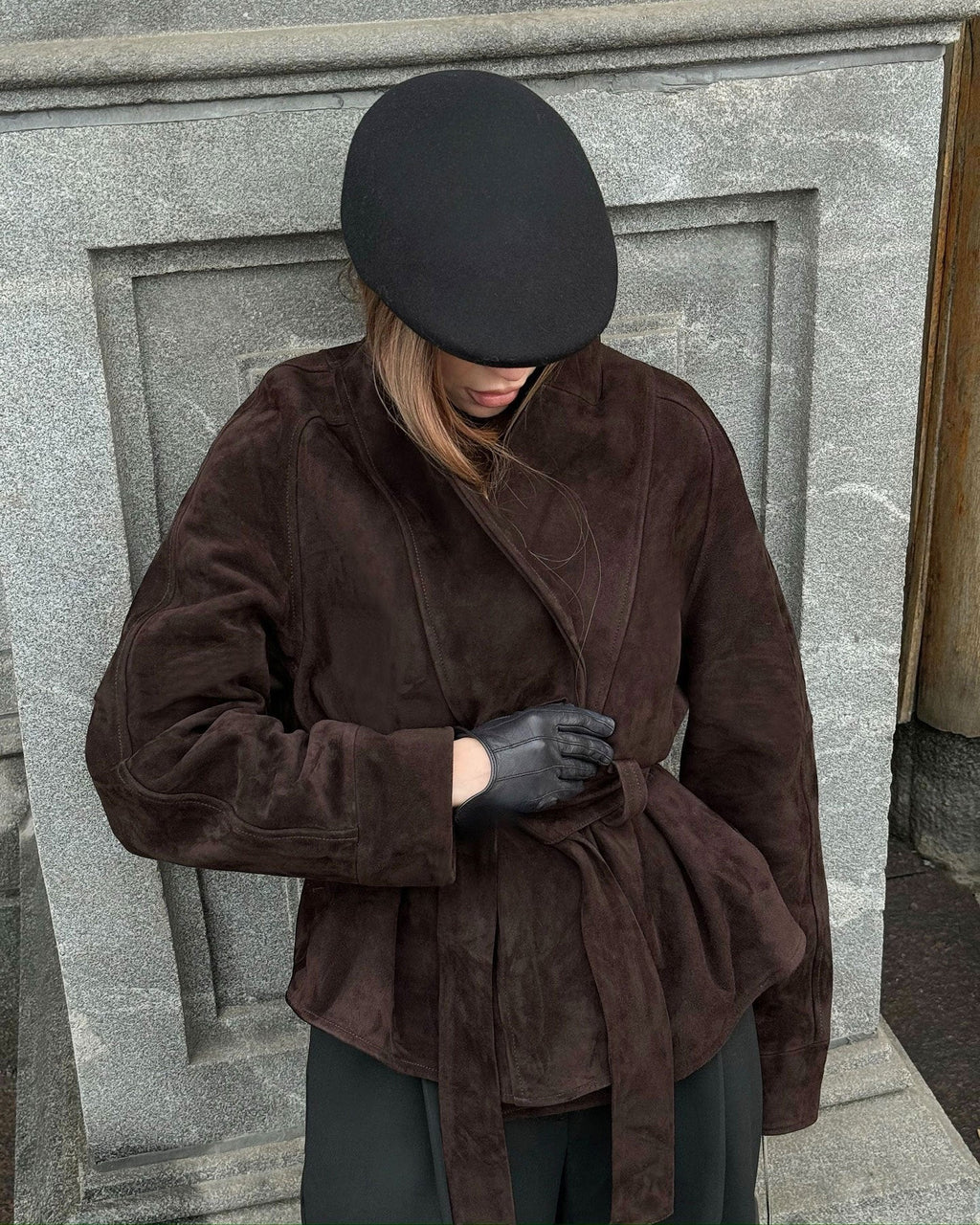 Women's Belted Jacket – Relaxed Fit with Chic Detailing | L&S - 6 - London-stylehouse.com