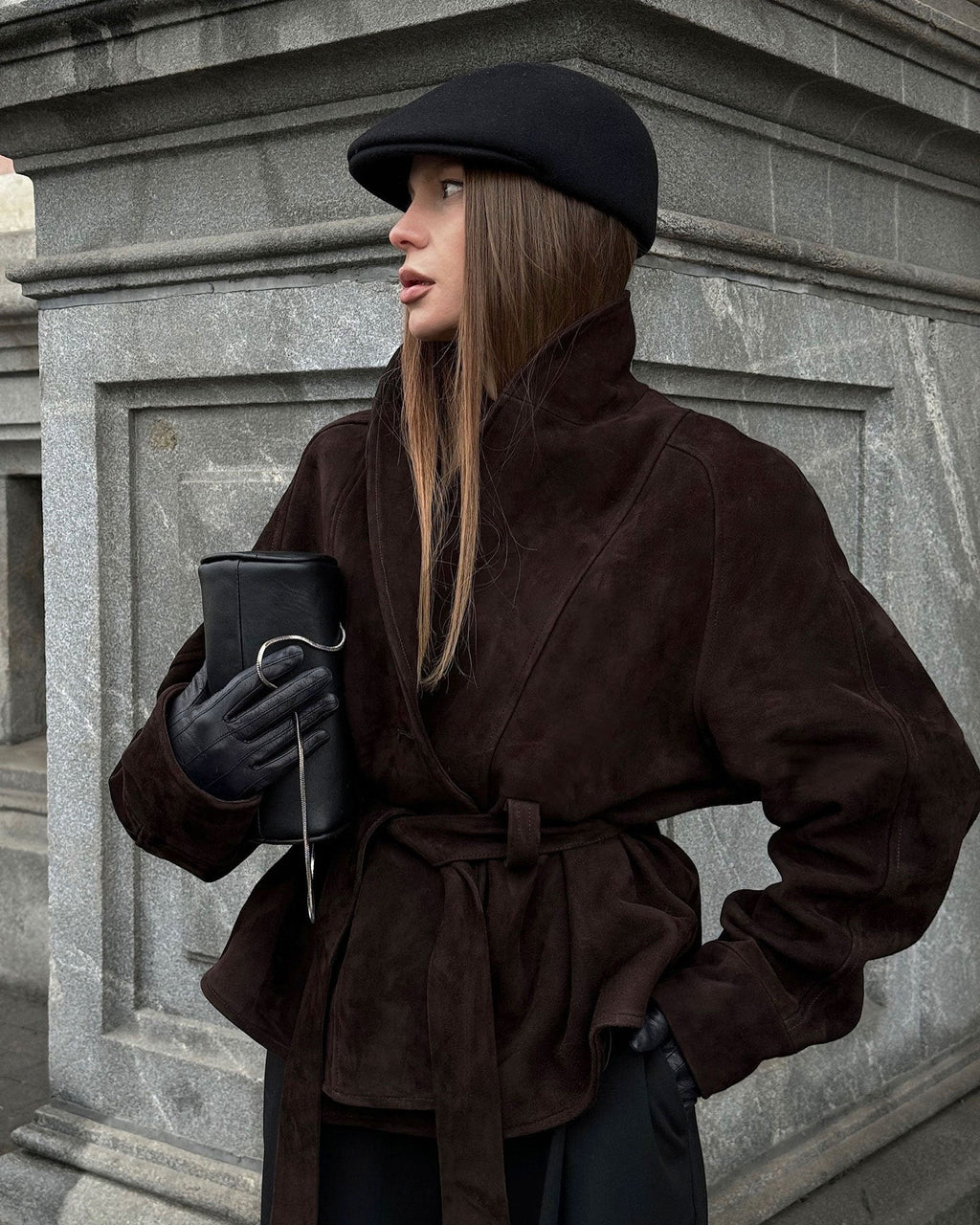Women's Belted Jacket – Relaxed Fit with Chic Detailing | L&S - 7 - London-stylehouse.com