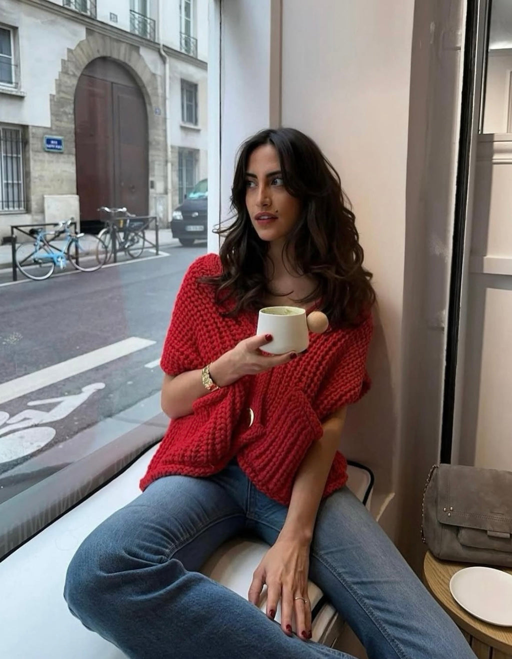 Vest Women's Knitted Design with Button Detail | L&S - 5 - London-stylehouse.com