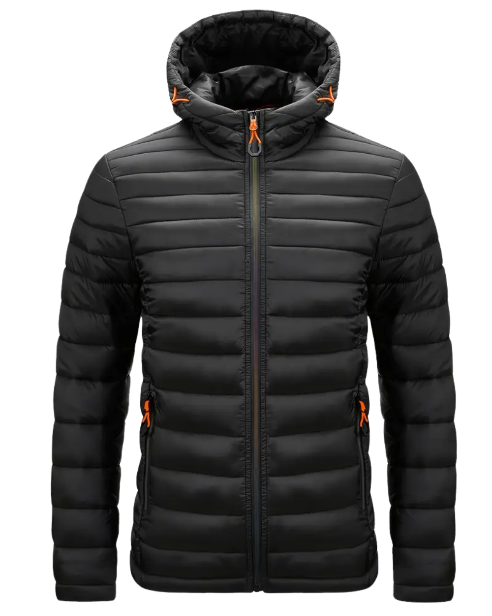 Lightweight Hooded Jacket Men | Relaxed Fit with Insulation | L&S - 1 - London-stylehouse.com