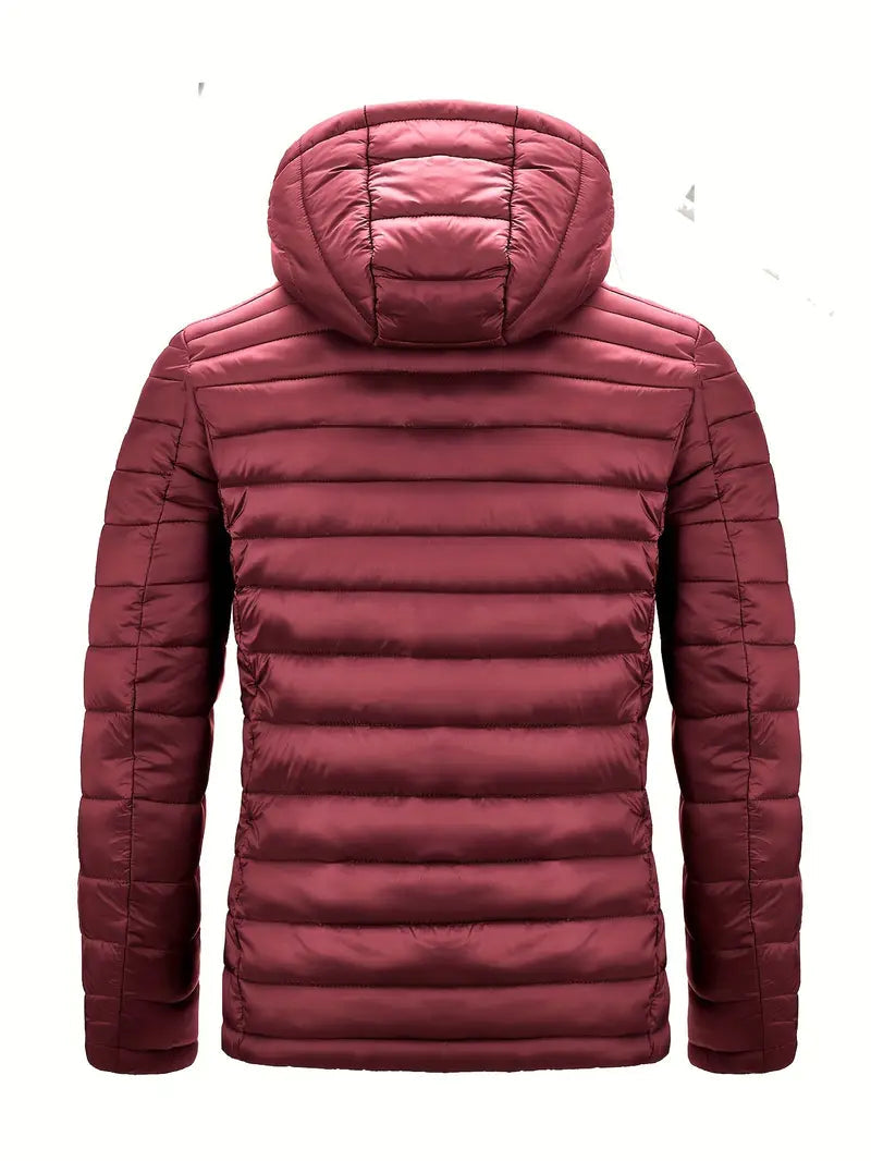 Lightweight Hooded Jacket Men | Relaxed Fit with Insulation | L&S - 13 - London-stylehouse.com