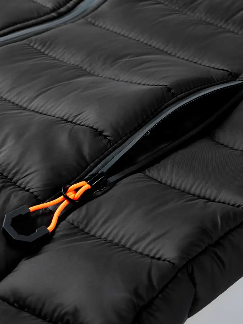 Lightweight Hooded Jacket Men | Relaxed Fit with Insulation | L&S - 18 - London-stylehouse.com