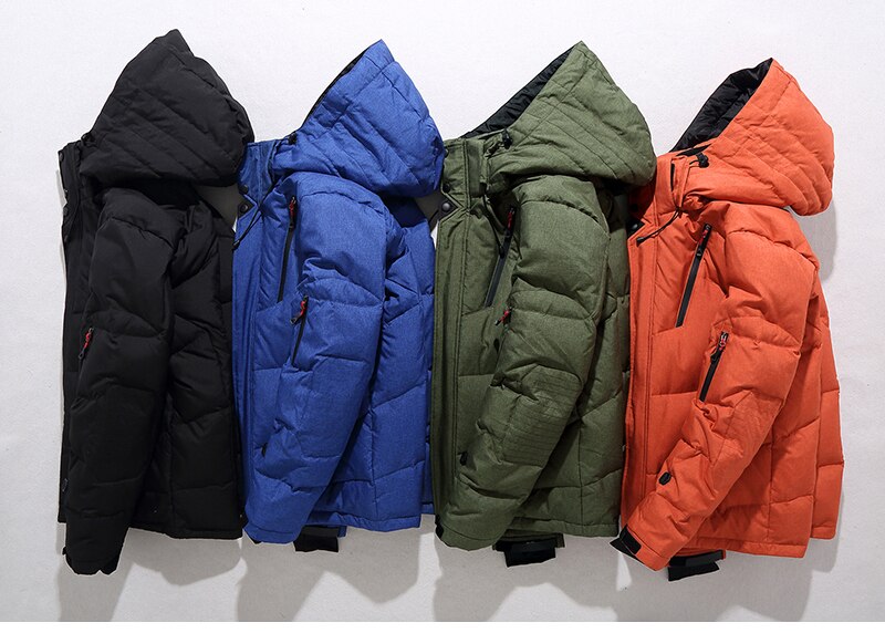 Men's Puffer Jacket with Removable Hood and Functional Pockets | L&S - 1 - London-stylehouse.com