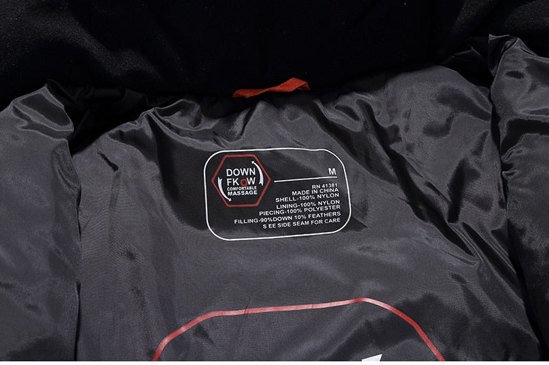 Men's Puffer Jacket with Removable Hood and Functional Pockets | L&S - 14 - London-stylehouse.com