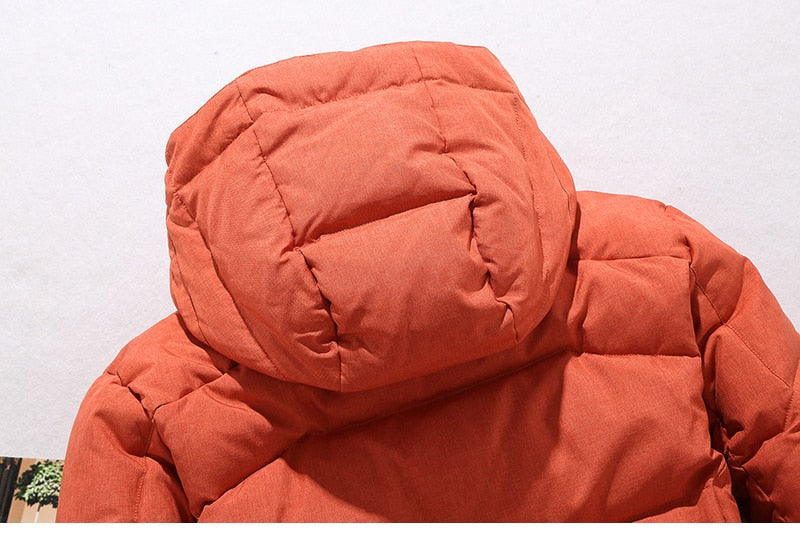 Men's Puffer Jacket with Removable Hood and Functional Pockets | L&S - 16 - London-stylehouse.com