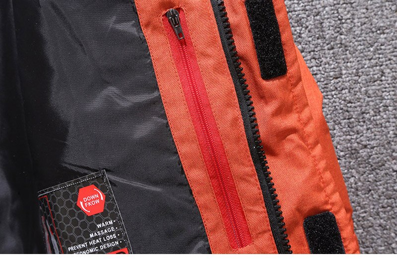 Men's Puffer Jacket with Removable Hood and Functional Pockets | L&S - 18 - London-stylehouse.com