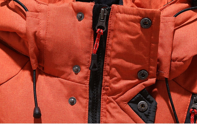 Men's Puffer Jacket with Removable Hood and Functional Pockets | L&S - 19 - London-stylehouse.com