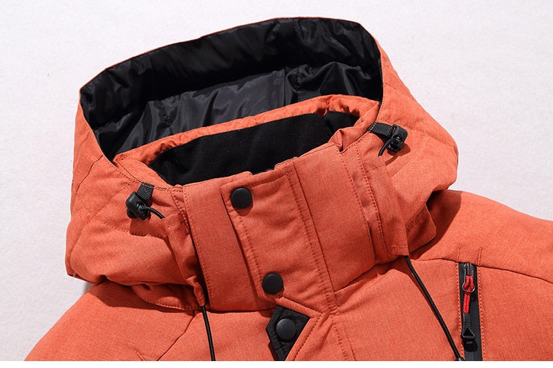 Men's Puffer Jacket with Removable Hood and Functional Pockets | L&S - 20 - London-stylehouse.com