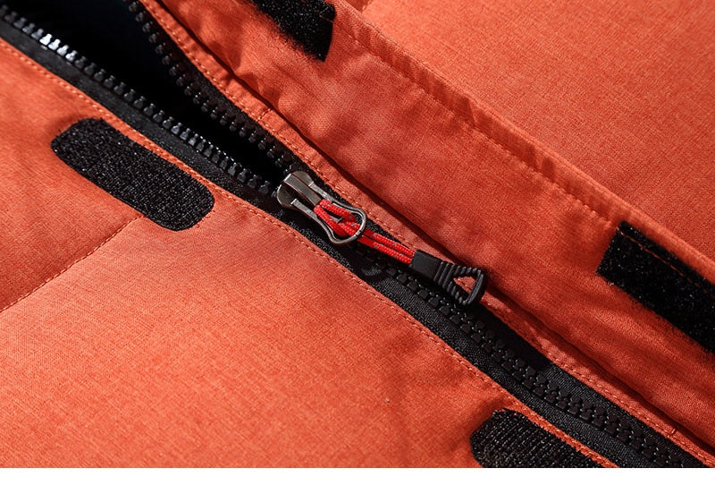 Men's Puffer Jacket with Removable Hood and Functional Pockets | L&S - 23 - London-stylehouse.com